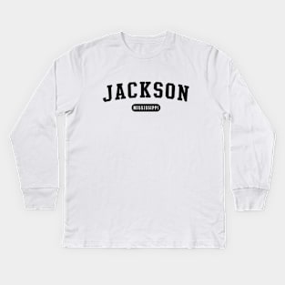 Jackson, MS Kids Long Sleeve T-Shirt